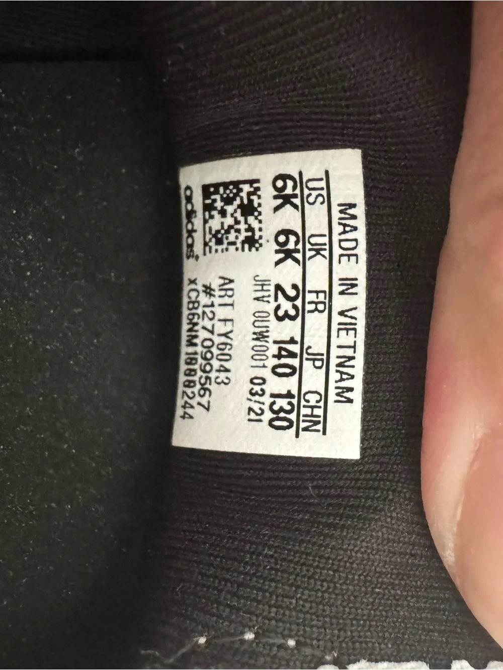 adidas White and Black Kids Sandal Sneakers